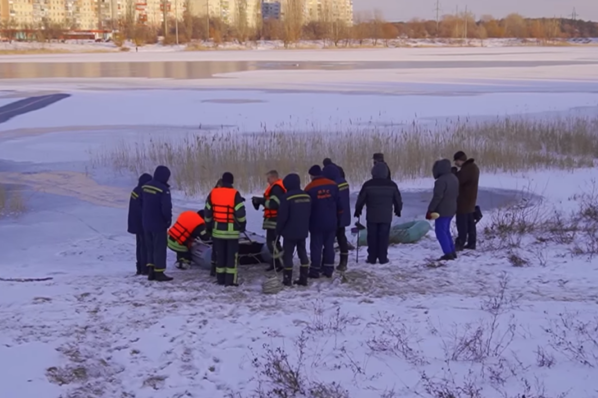 Лебеди на Чистом озере в Северодонецке оказались в ледяной ловушке: спасатели нашли решение проблемы (видео) Лебеди на Чистом озере в Северодонецке оказались в ледяной ловушке: спасатели нашли решение проблемы (видео)