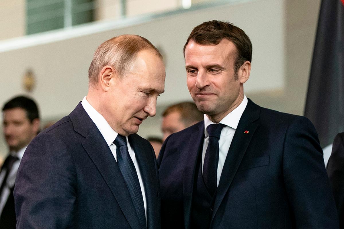 Макрон та Путін провели телефонну розмову: бесіда тривала трохи менше двох годин