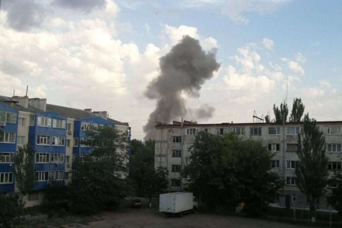 "Прилет по позициям россиян": в Новой Каховке прогремели взрывы "Прилет по позициям россиян": в Новой Каховке прогремели взрывы