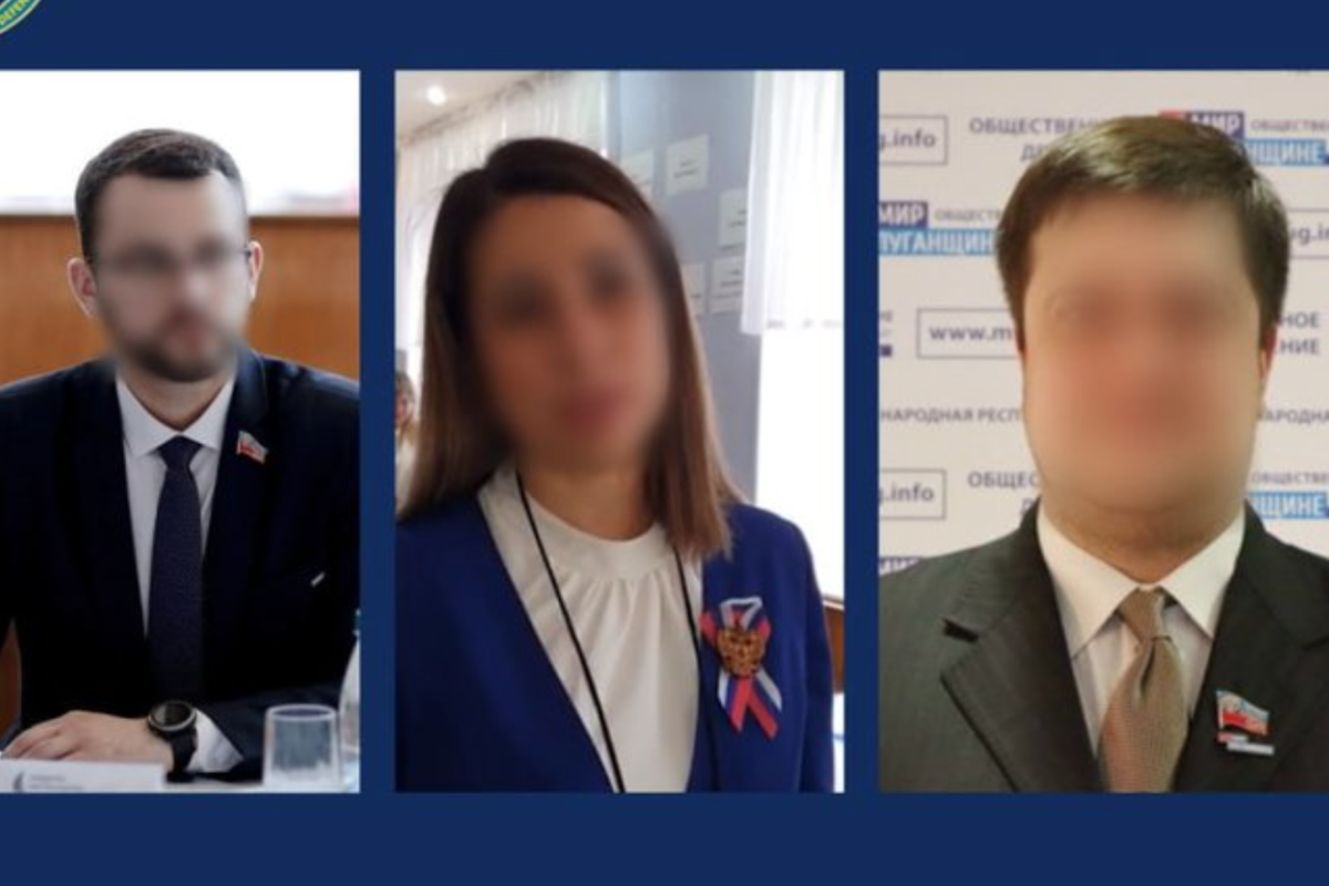 Організаторам "референдуму" на окупованій Луганщині повідомили про підозру Організаторам "референдуму" на окупованій Луганщині повідомили про підозру