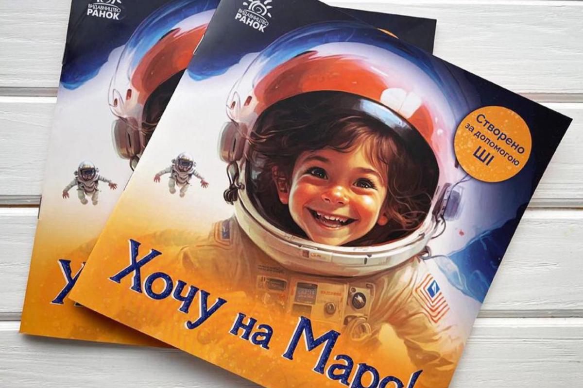 В Україні видали першу книгу, повністю створену штучним інтелектом В Україні видали першу книгу, повністю створену штучним інтелектом