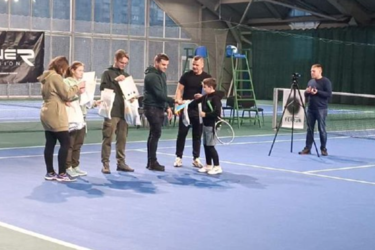 Юные спортсмены из Северодонецка стали чемпионами соревнований по теннису