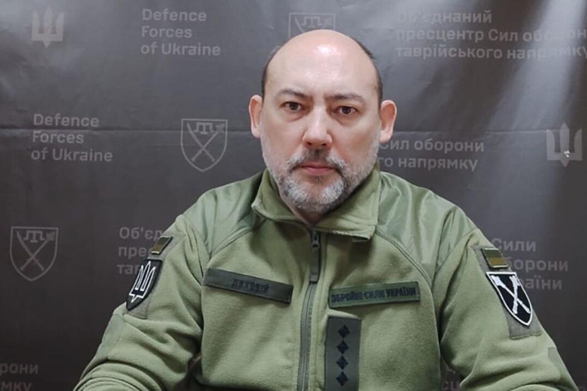 Лиховій склав обов'язки речника оперативно-стратегічного угруповання військ "Таврія" Лиховій склав обов'язки речника оперативно-стратегічного угруповання військ "Таврія"