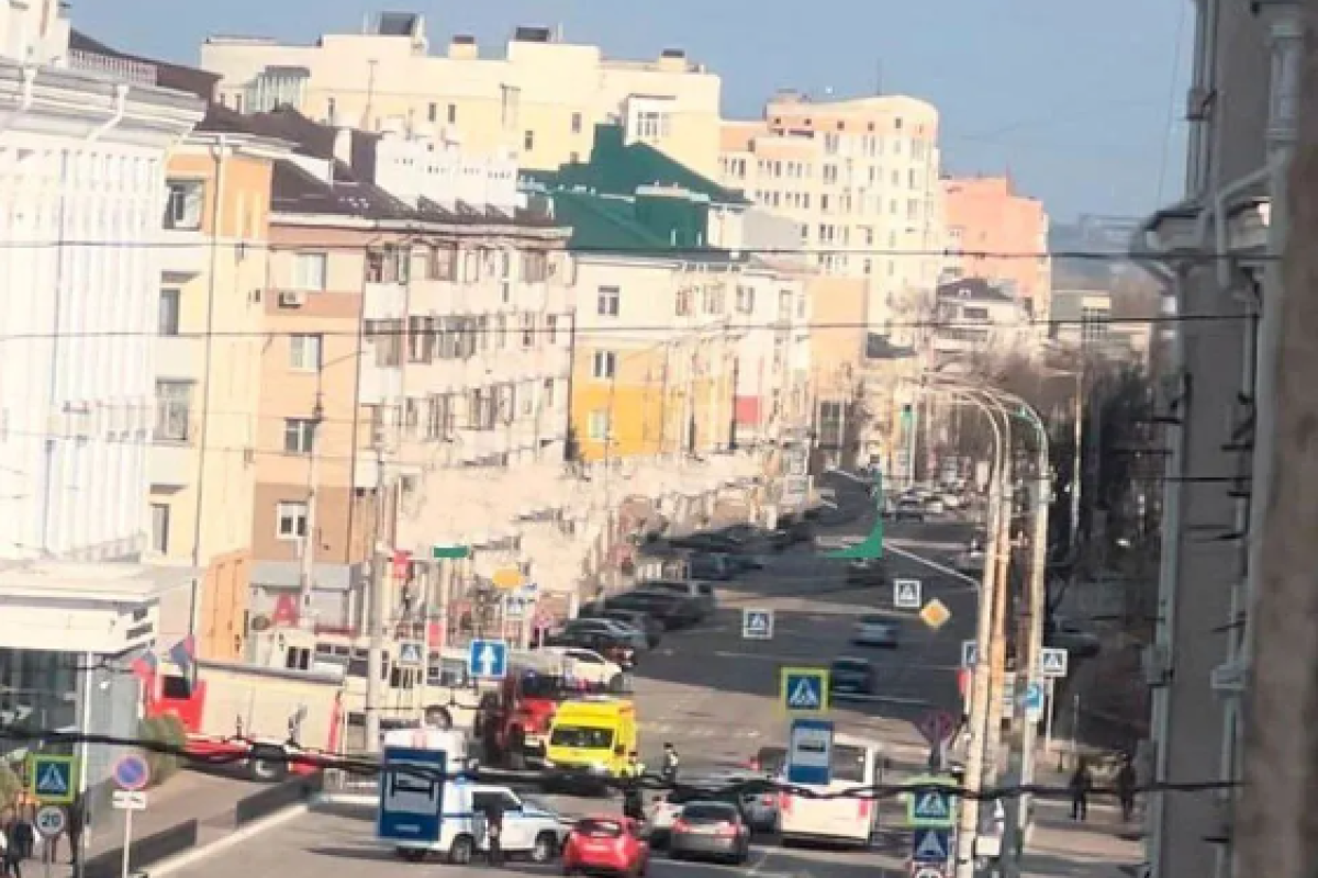У Бєлгороді пролунав вибух у будівлі обласного управління МВС: місцева влада заявила про атаку дрона У Бєлгороді пролунав вибух у будівлі обласного управління МВС: місцева влада заявила про атаку дрона