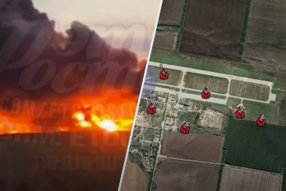 У Ростовській області "відбили атаку дронів": У мережі пишуть про пожежу на аеродромі У Ростовській області "відбили атаку дронів": У мережі пишуть про пожежу на аеродромі