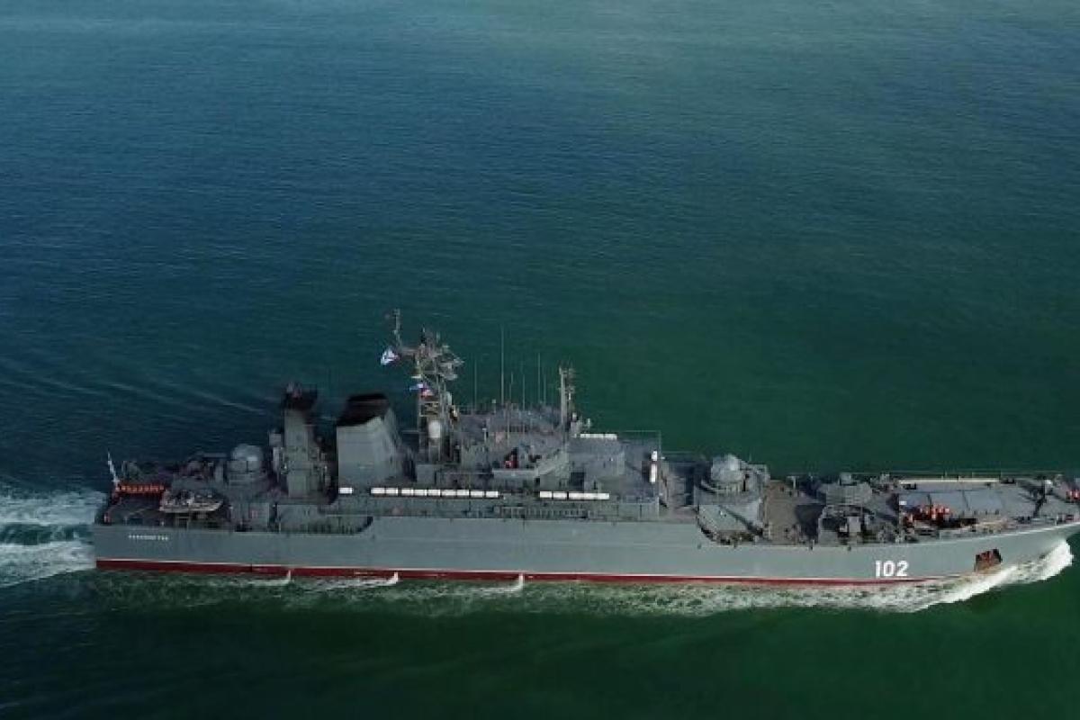 У Генштабі підтвердили знищення російського ракетного корабля "Циклон" У Генштабі підтвердили знищення російського ракетного корабля "Циклон"