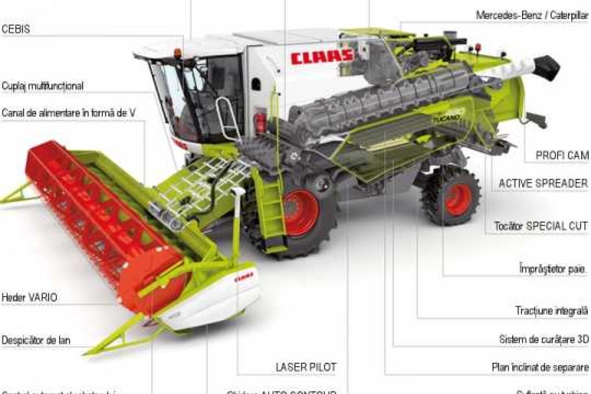 Зерноуборочный комбайн Claas Tucano 450 Зерноуборочный комбайн Claas Tucano 450