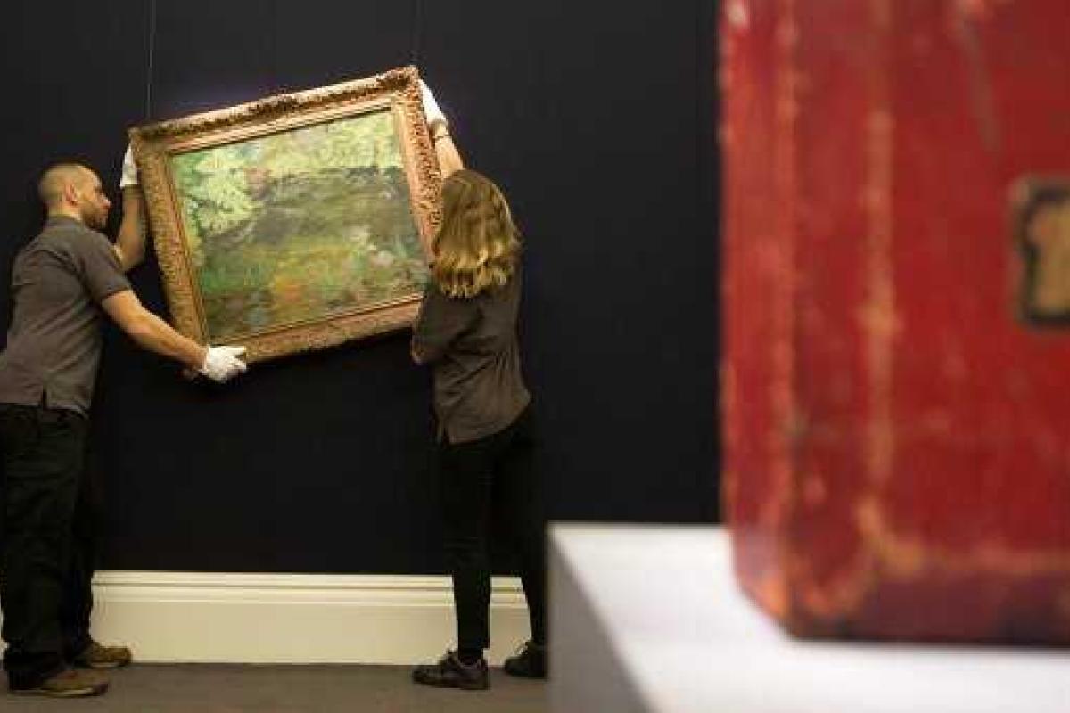 1,8 млн. фунтов отдали за картину Черчилля