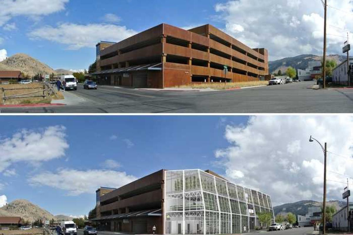 В США будут выращивать тонны томатов на стене паркинга