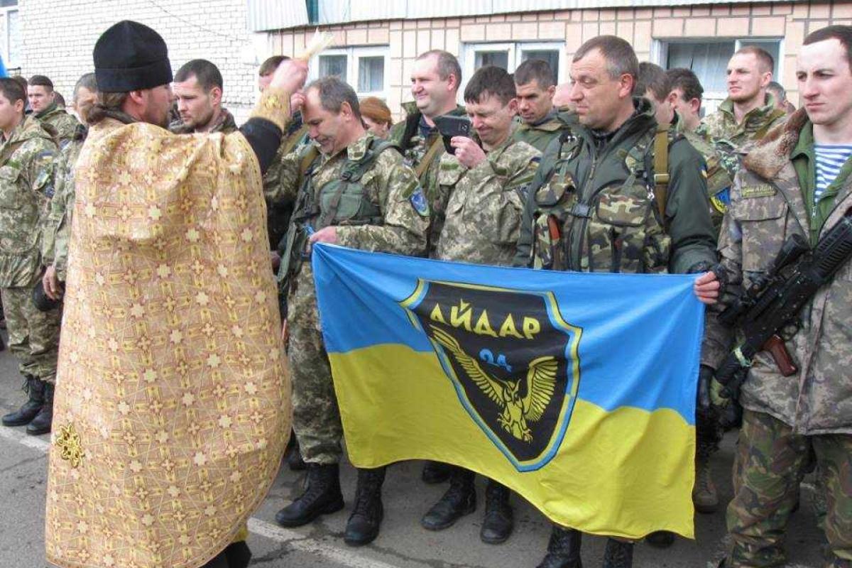 Бойцы «Айдара» приведены к присяге