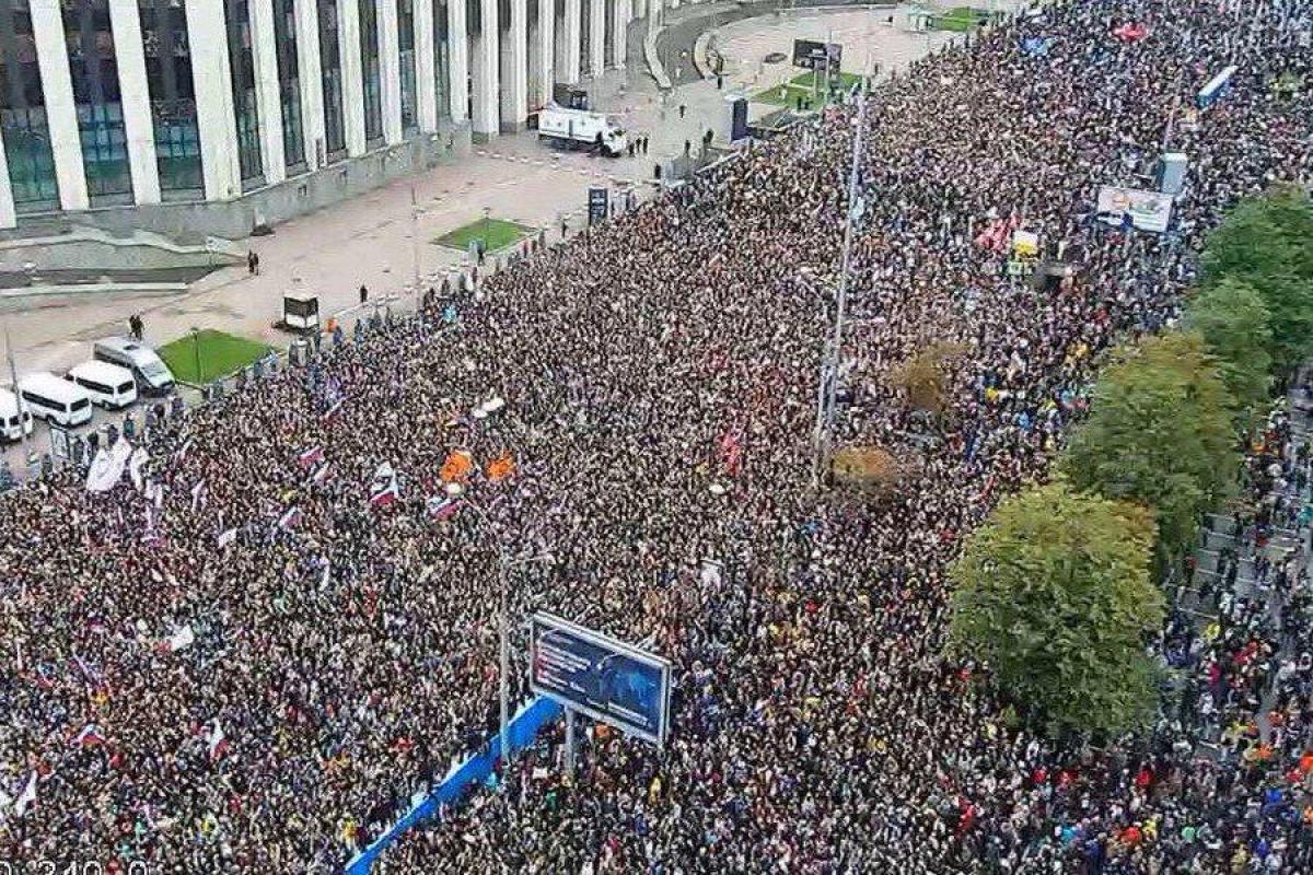 Москва взбешена: 50 тысяч человек собрались на акцию протеста