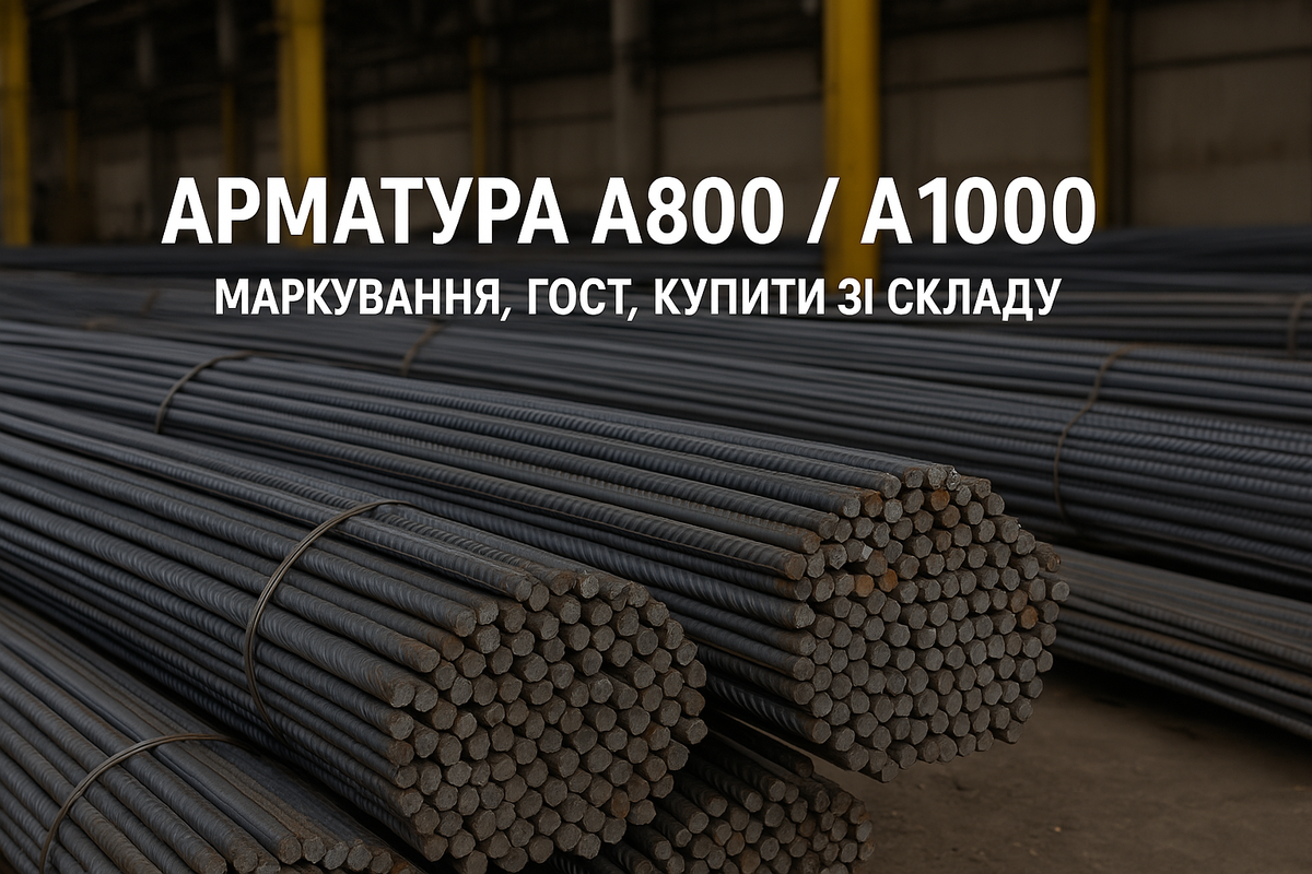 Арматура А800 і А1000