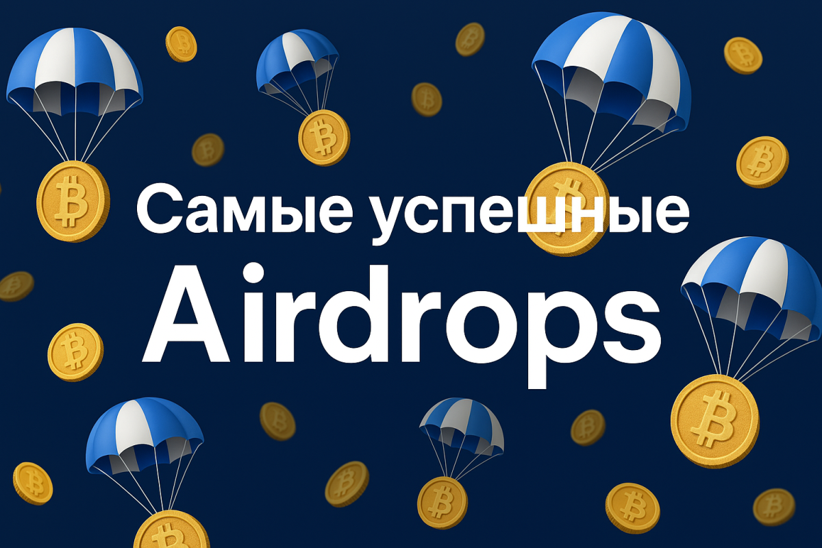 Самые успешные аирдропы в истории криптовалют