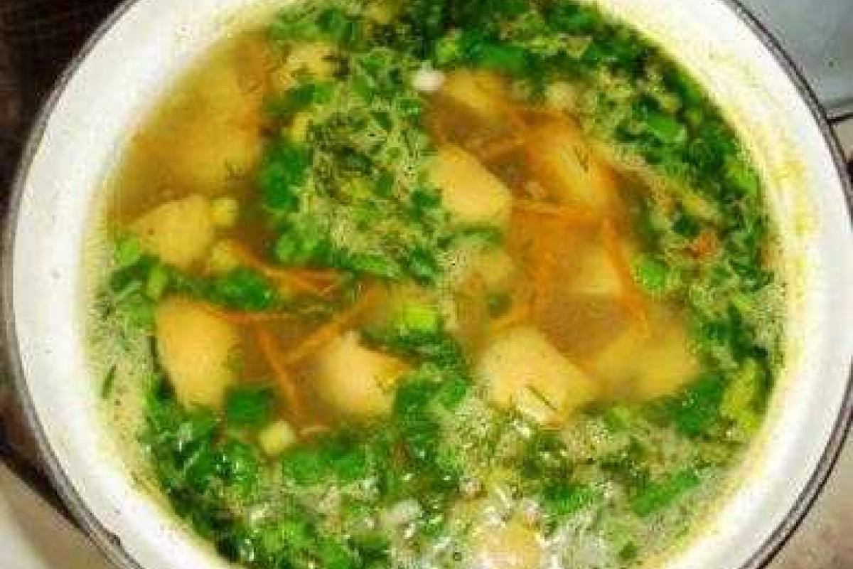 Быстрый рыбный суп