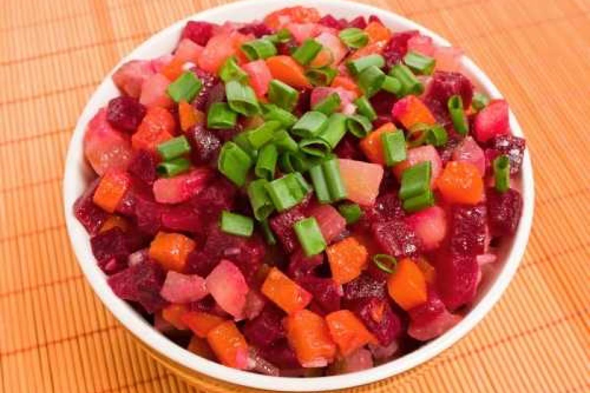 Картофельный салат со свеклой и морковью Картофельный салат со свеклой и морковью