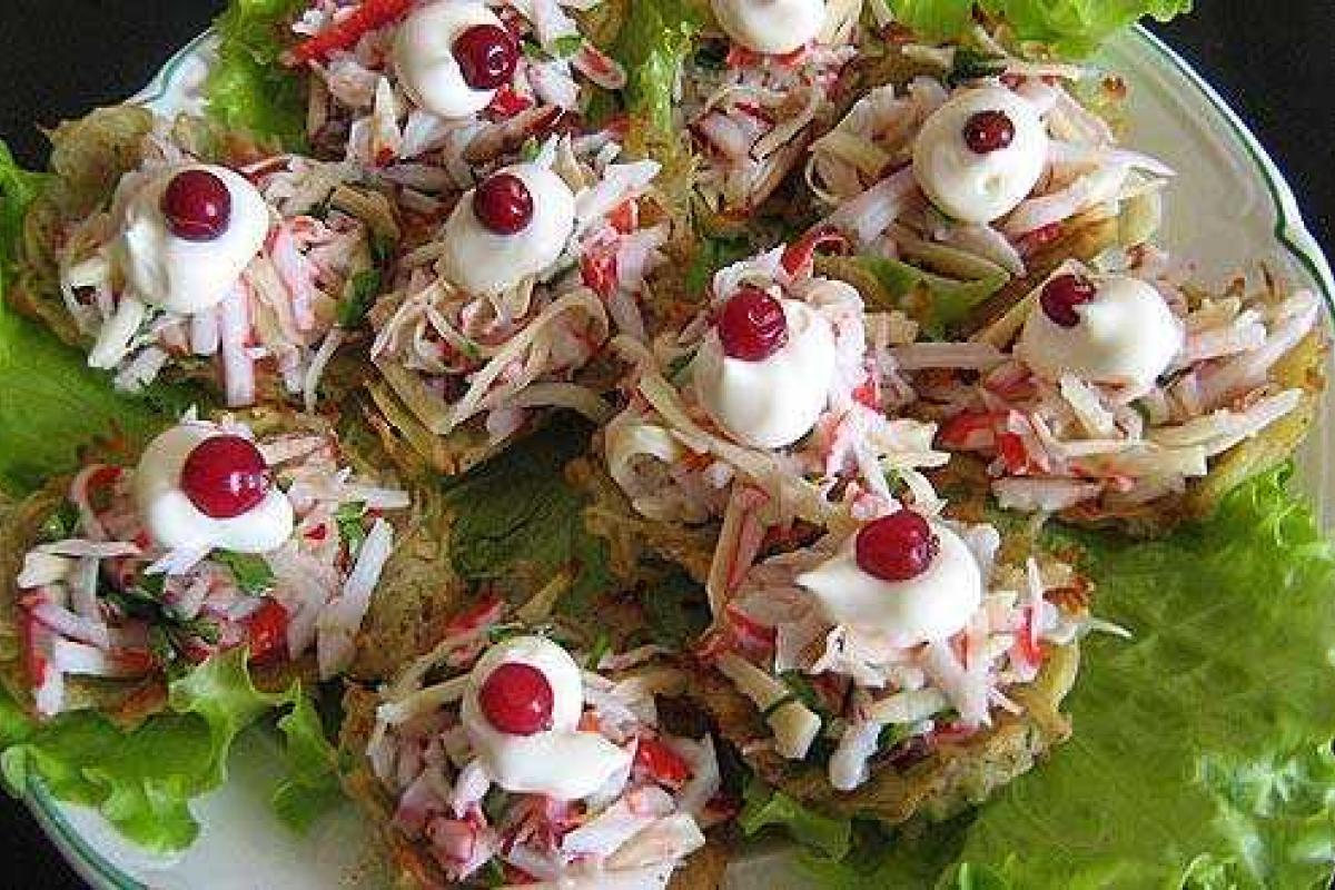 Картофельные корзинки с начинкой Картофельные корзинки с начинкой