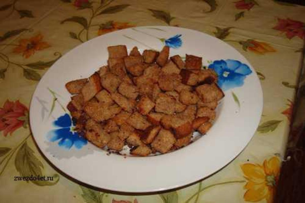 Соленые сухарики своими руками Соленые сухарики своими руками