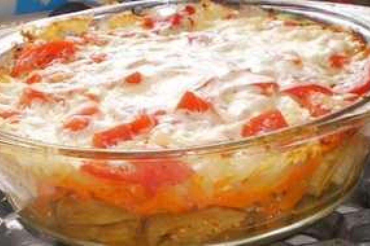 Овощная запеканка с сыром