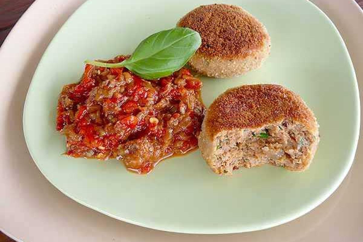 Биточки из варенного мяса