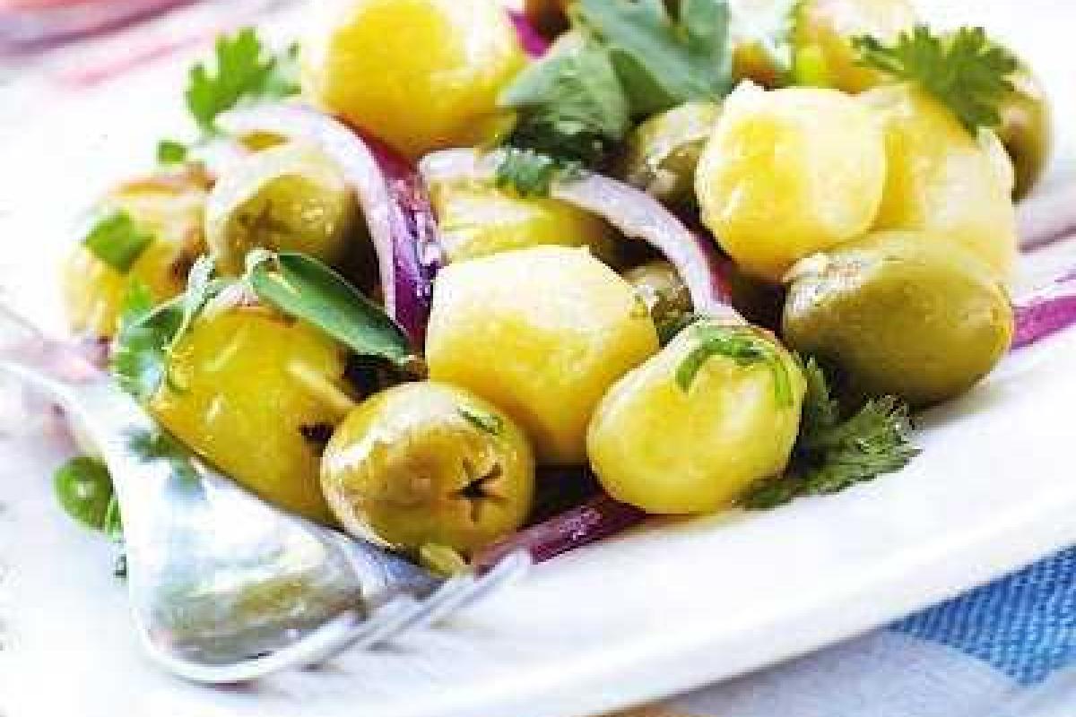 Салат из молодого картофеля Салат из молодого картофеля