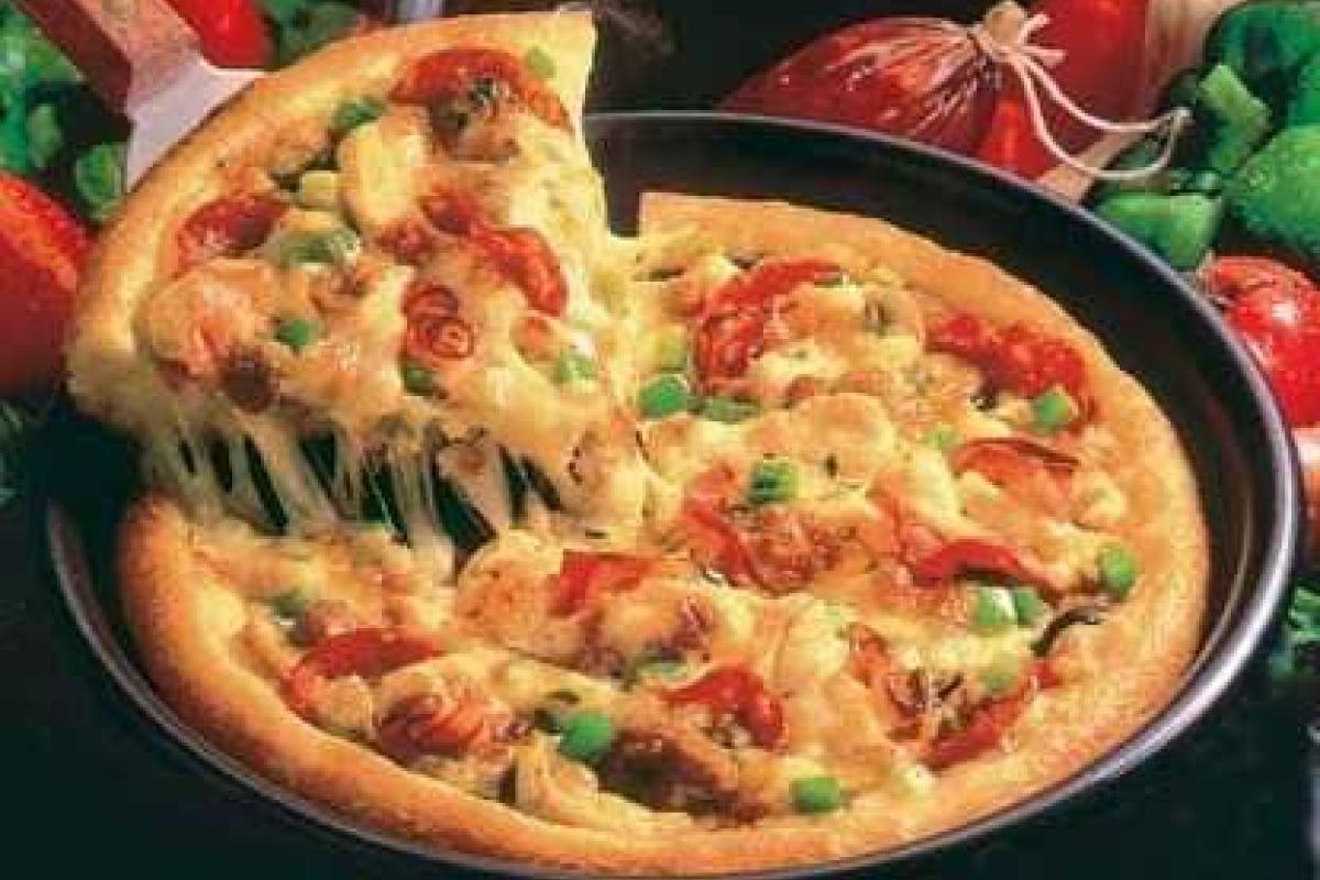 Ленивая пицца: на сковородке Ленивая пицца: на сковородке