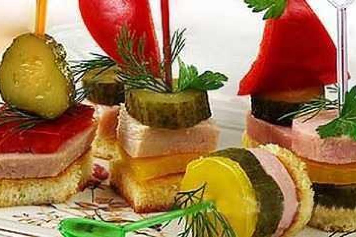 Канапе с мясом Канапе с мясом