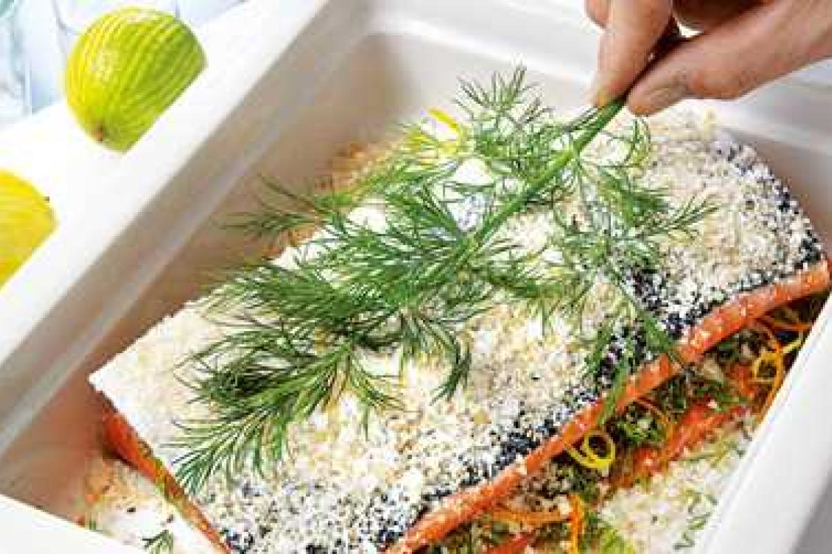 Маринованный лосось Маринованный лосось