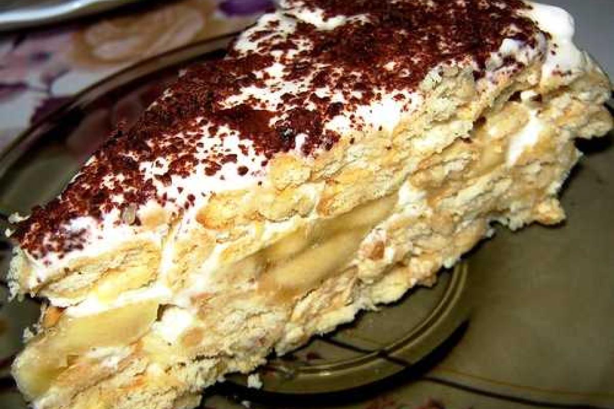 Торт из крекеров Торт из крекеров