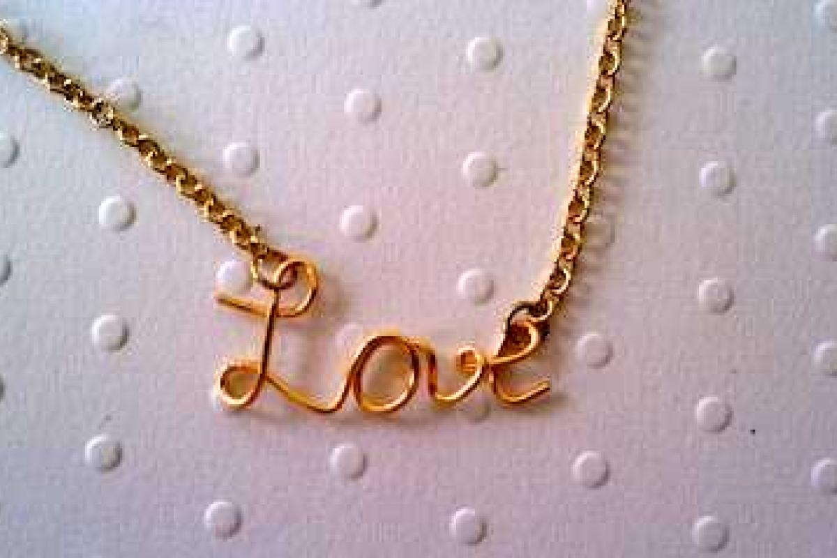 Оригинальное ожерелье из проволоки Оригинальное ожерелье из проволоки