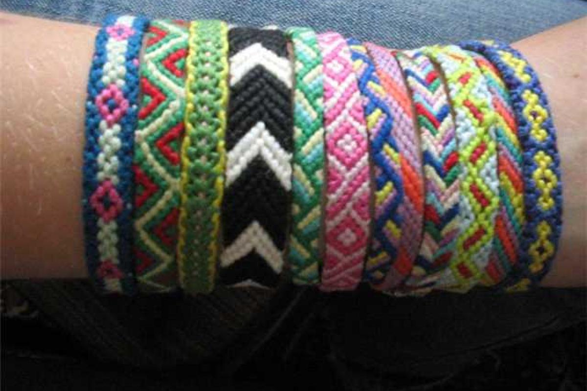 Схема плетения фенечки из 8 нитей Схема плетения фенечки из 8 нитей