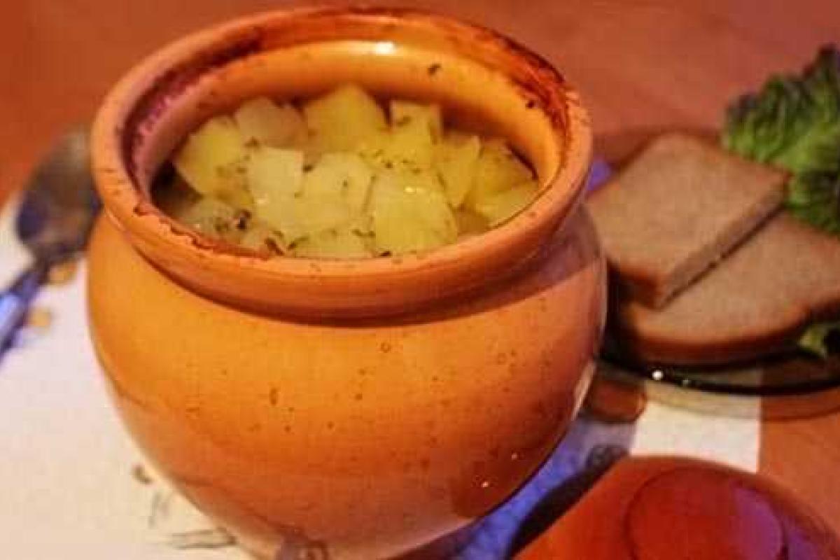 Картофель с грибами и брынзой Картофель с грибами и брынзой