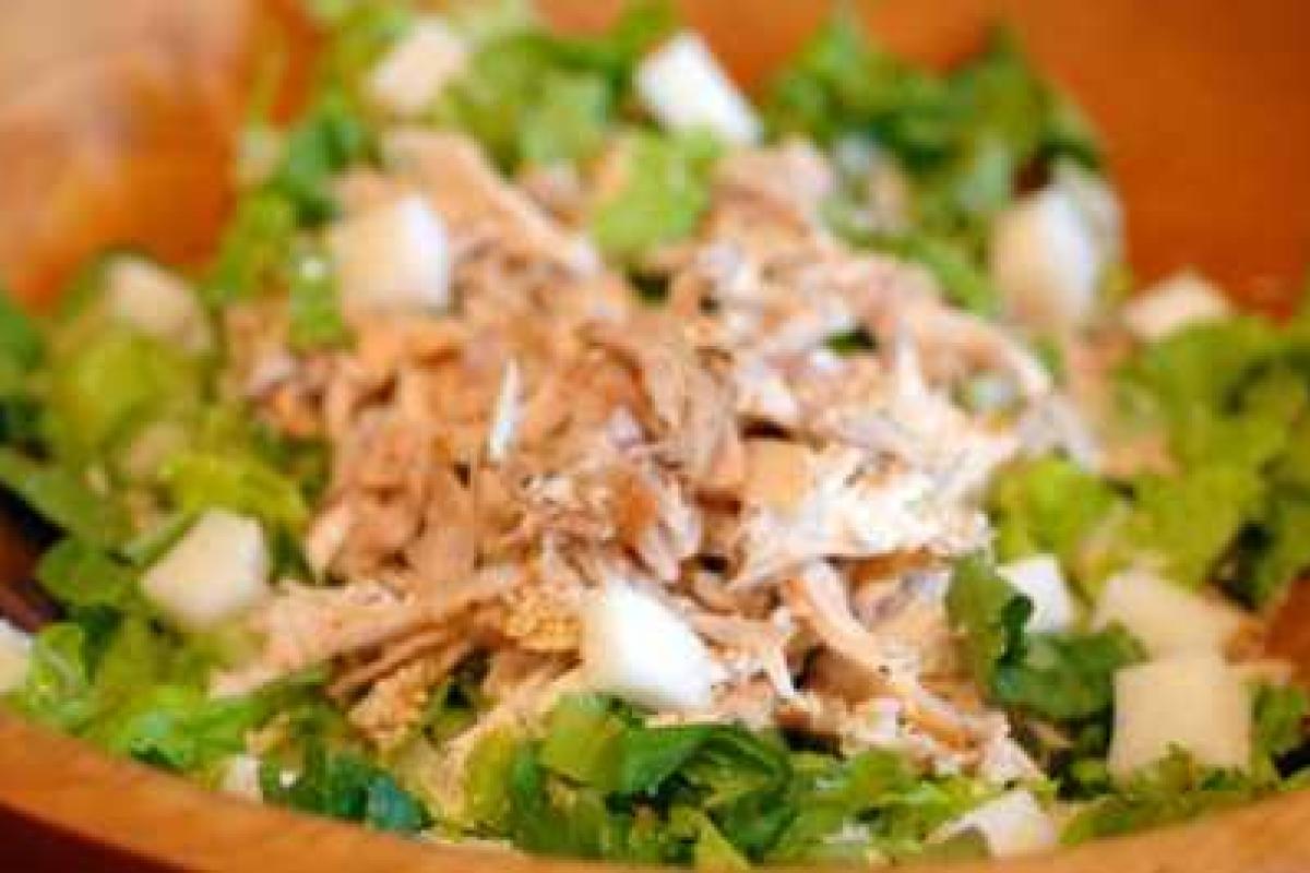 Японский салат с курицей Японский салат с курицей