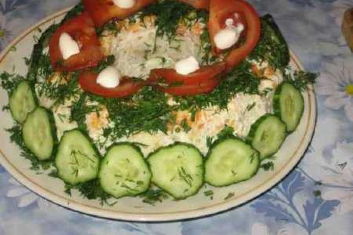 Рыбный тортик