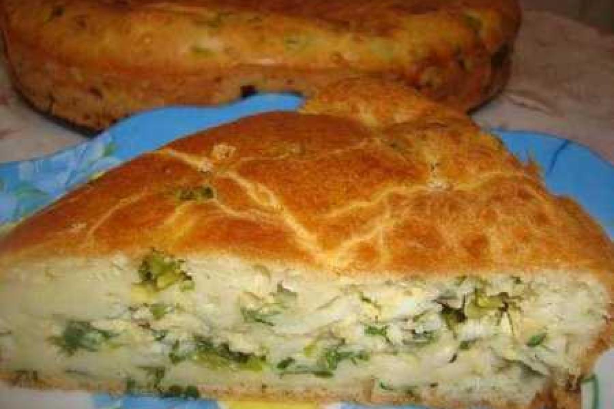 Пирог с яйцом и зеленым луком Пирог с яйцом и зеленым луком