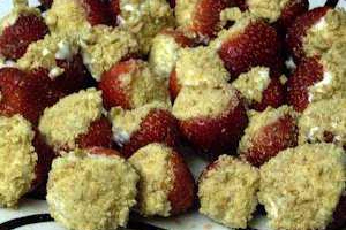 Клубничный чизкейк на укус Клубничный чизкейк на укус