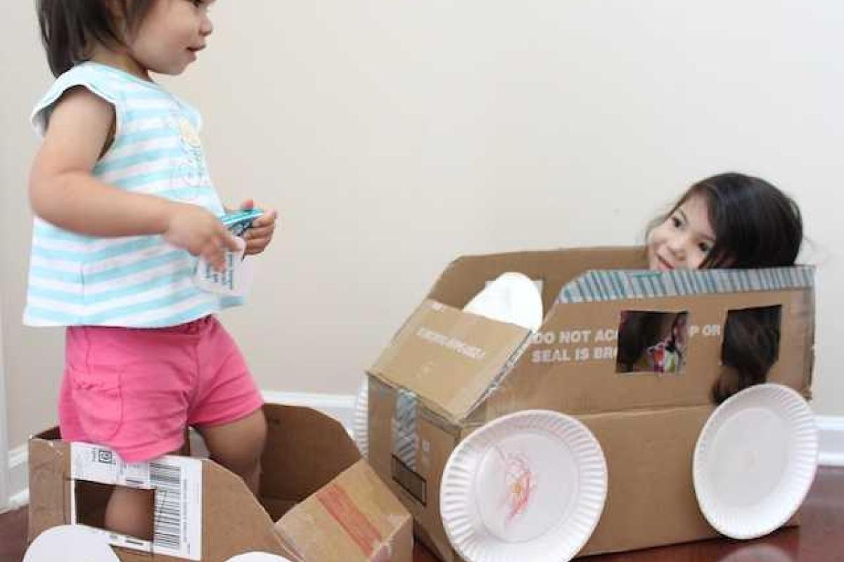 Машинки для детей из картонной коробки Машинки для детей из картонной коробки