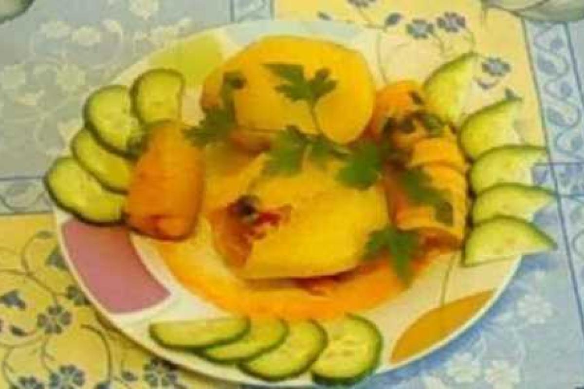 Картофель фаршированный