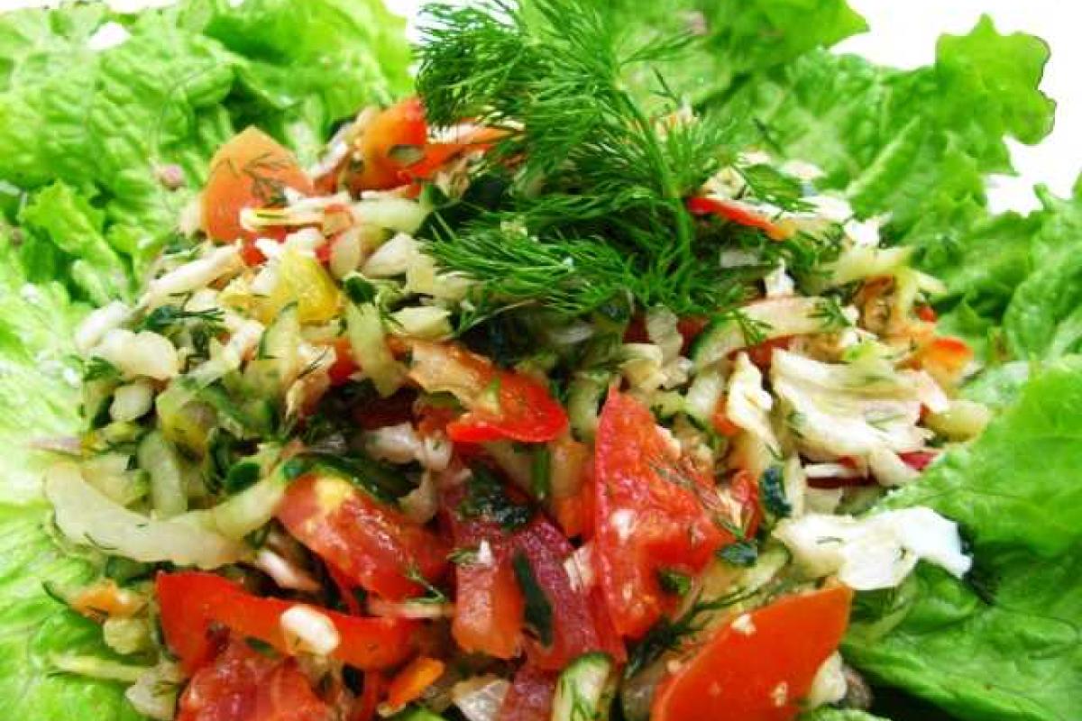 Салат из кабачков