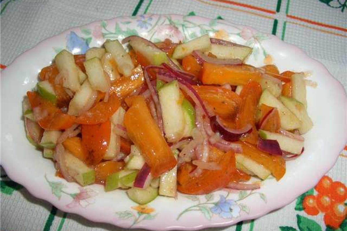 Салат из хурмы Салат из хурмы