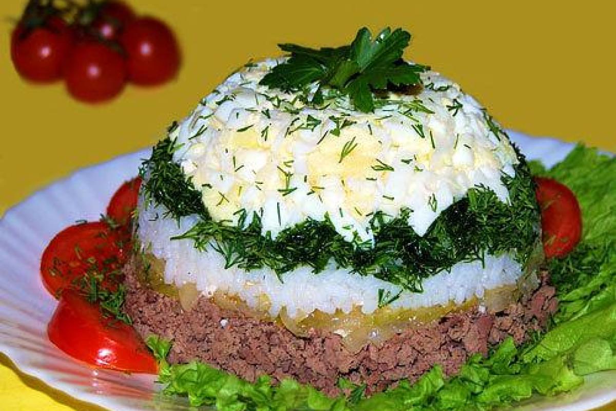 Печеночный Салат Печеночный Салат