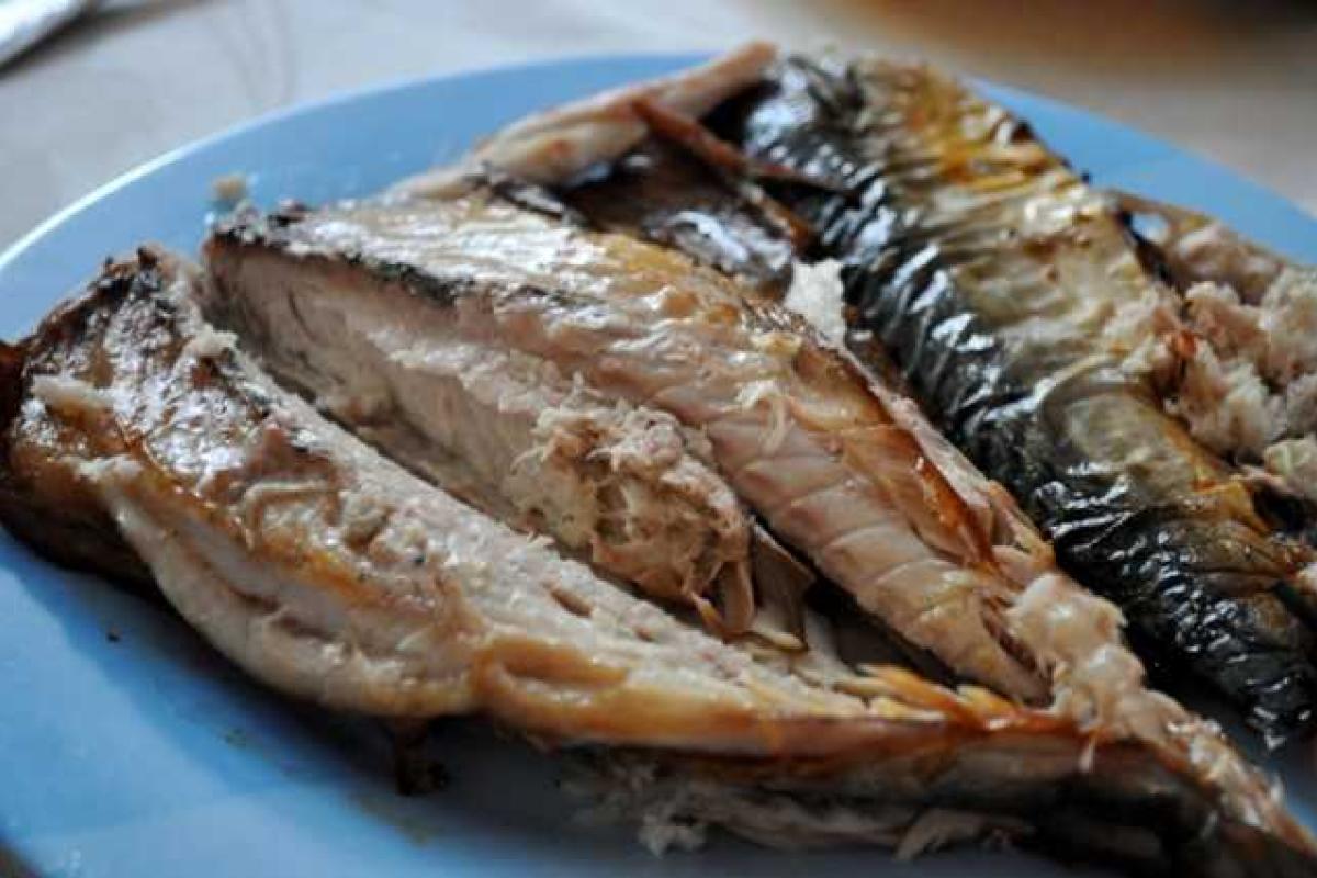 Скумбрия на гриле