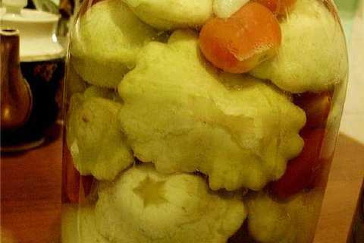 Ассорти с патиссонами и цветной капустой на зиму Ассорти с патиссонами и цветной капустой на зиму