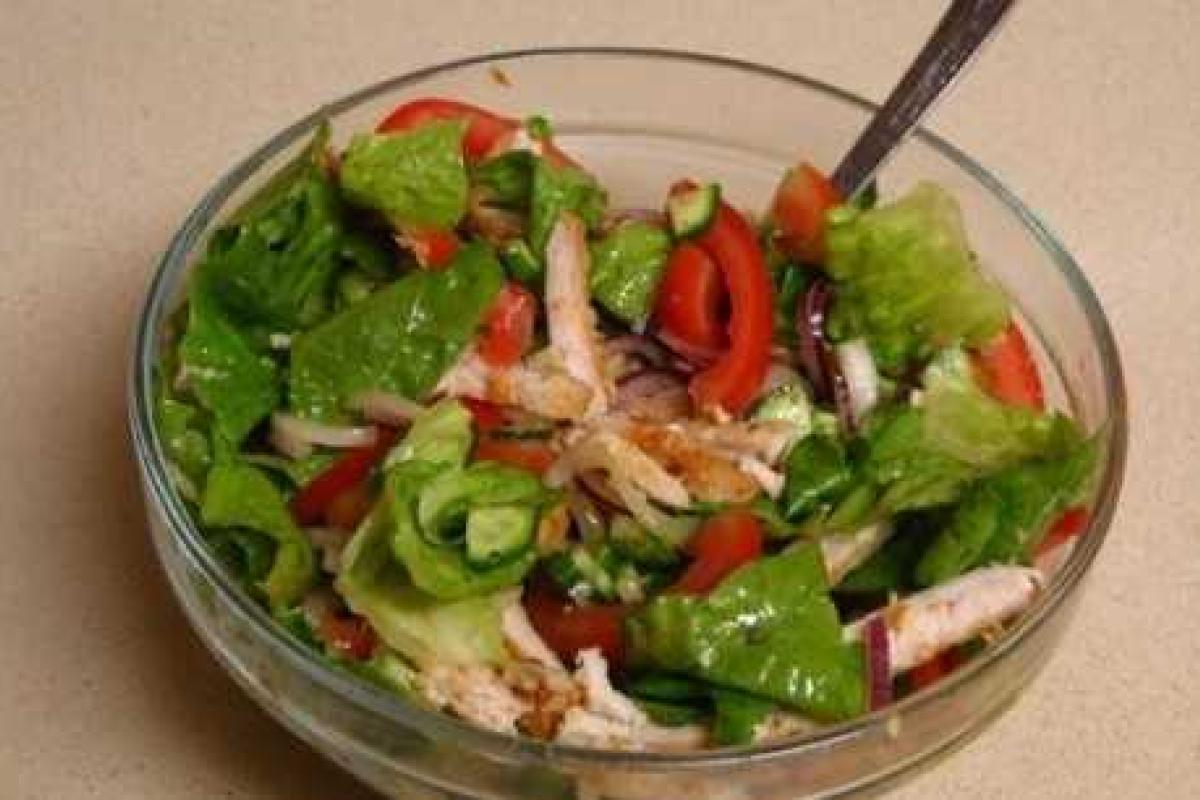 Новогодний стол: баскский мясной салат Новогодний стол: баскский мясной салат