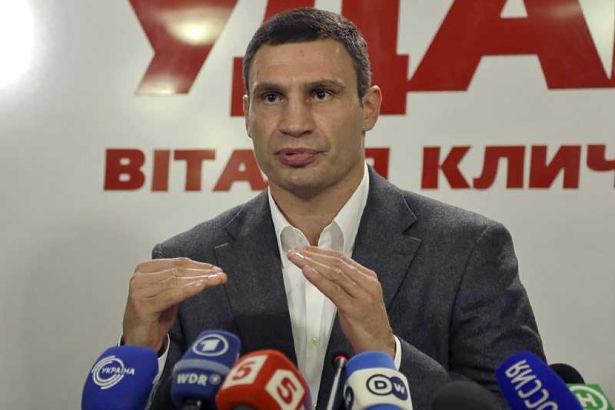 Кличко призвал ЕС ввести санкции против власти Украины Кличко призвал ЕС ввести санкции против власти Украины