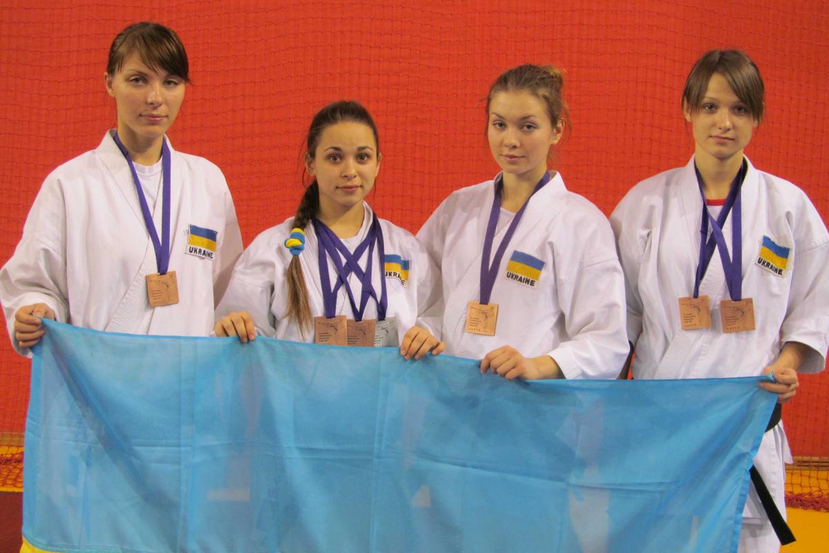 Луганчане - призеры Чемпионата Европы по каратэ