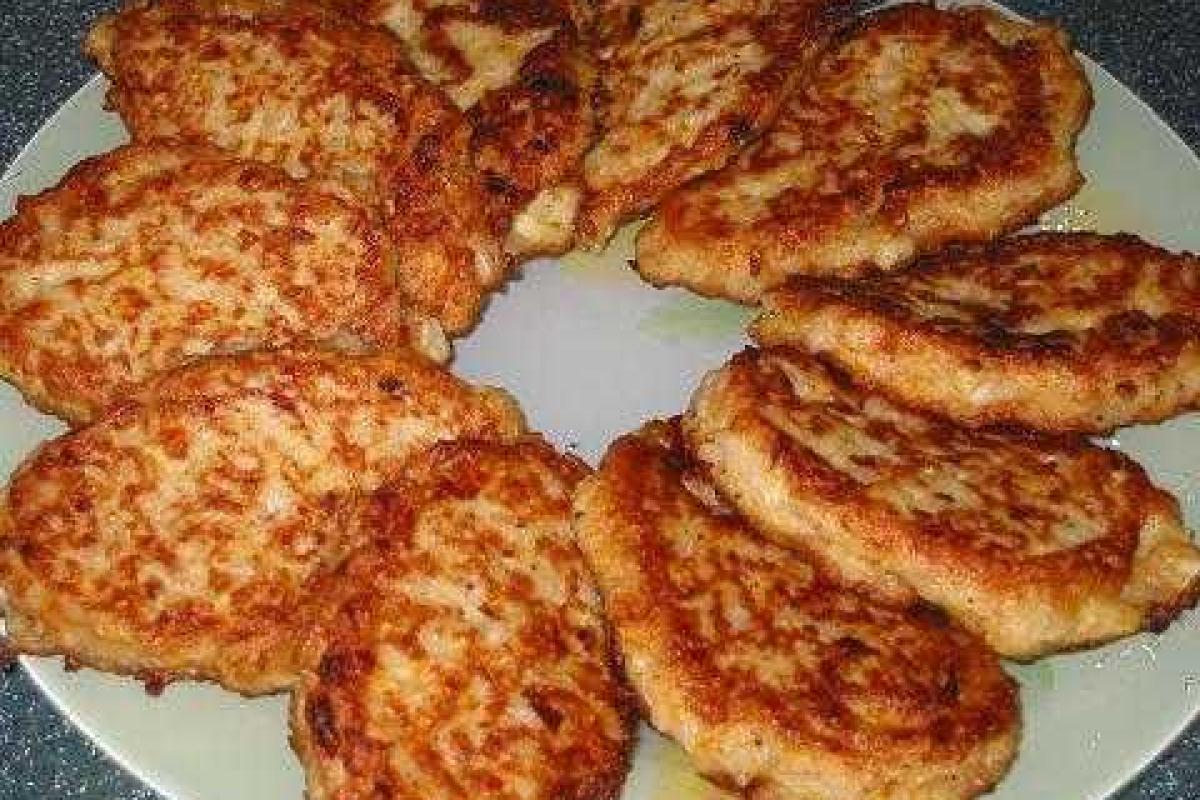 Котлеты с рисом и овощами Котлеты с рисом и овощами