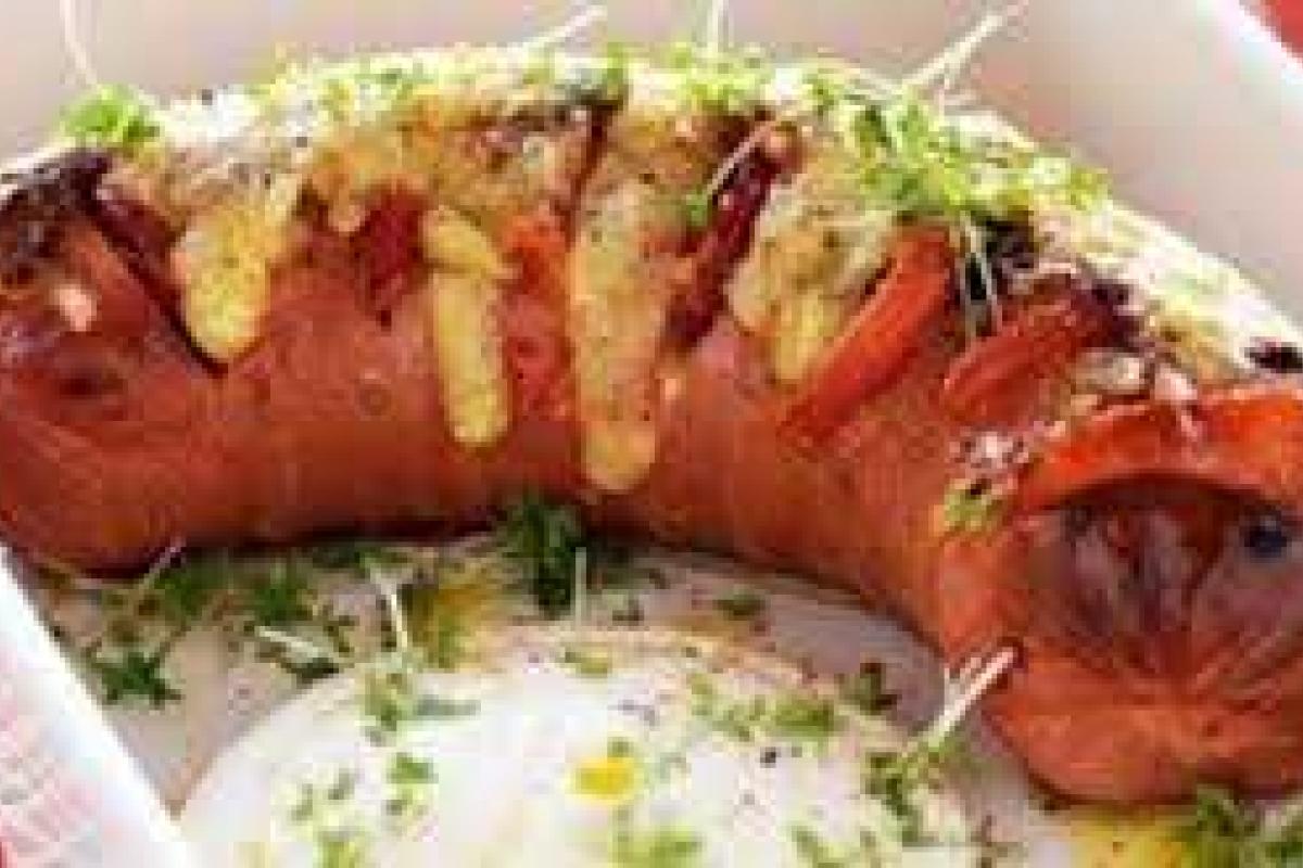 Сардельки с горчицей и сыром Сардельки с горчицей и сыром