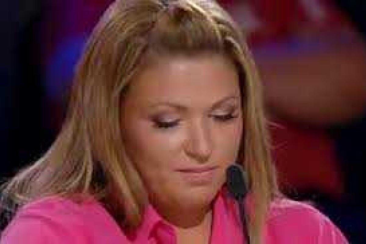 Дубцова на Х-факторе сдерживала слезы Дубцова на Х-факторе сдерживала слезы