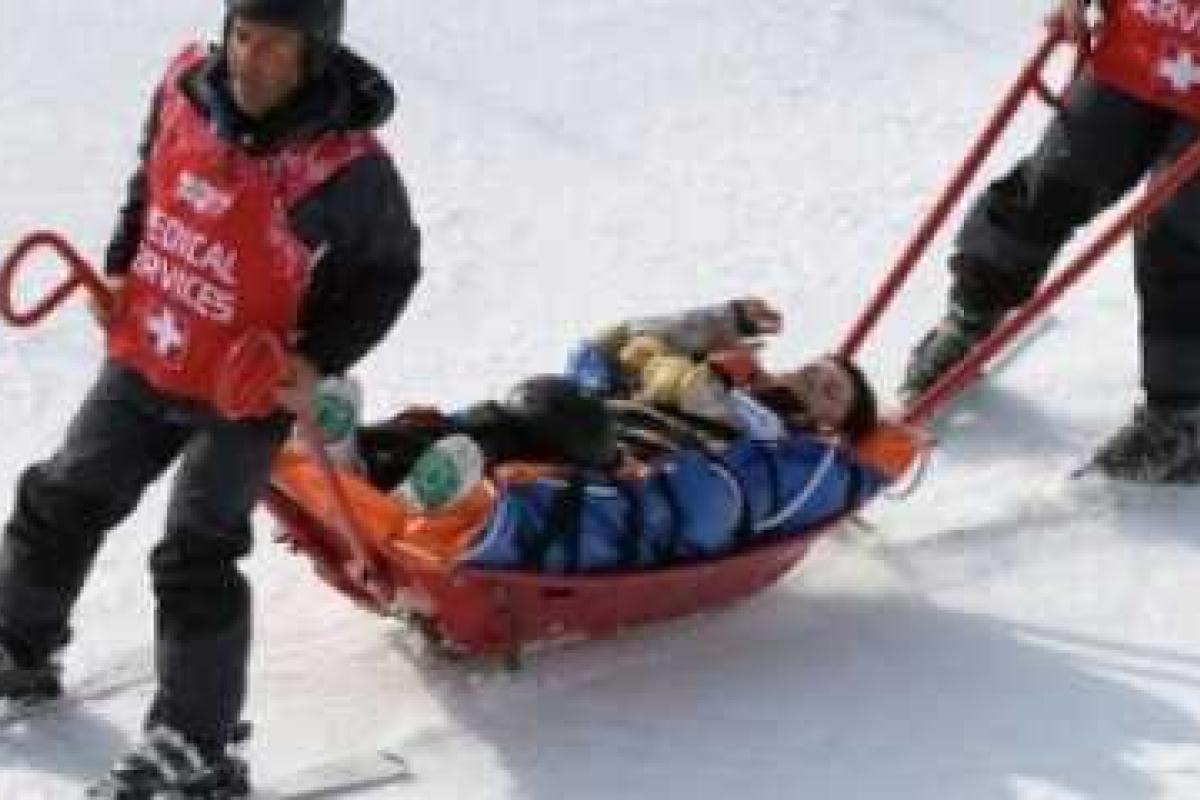 Сноубордистка потеряла сознание на трассе в Сочи