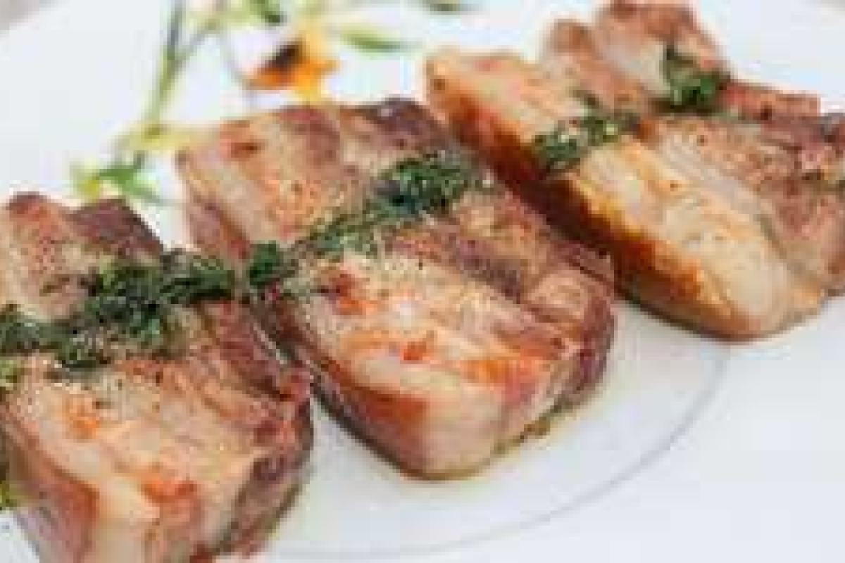 Ребрышки с мятным соусом Ребрышки с мятным соусом